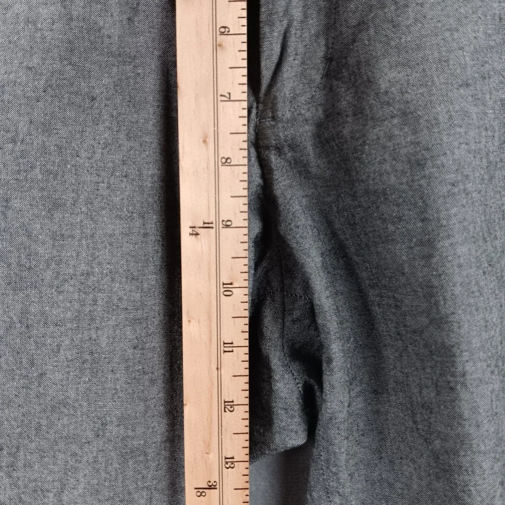 J. Crew Slim Bedford Chino Pants‎ Men Size 34x32 Gray Cotton Flat Front